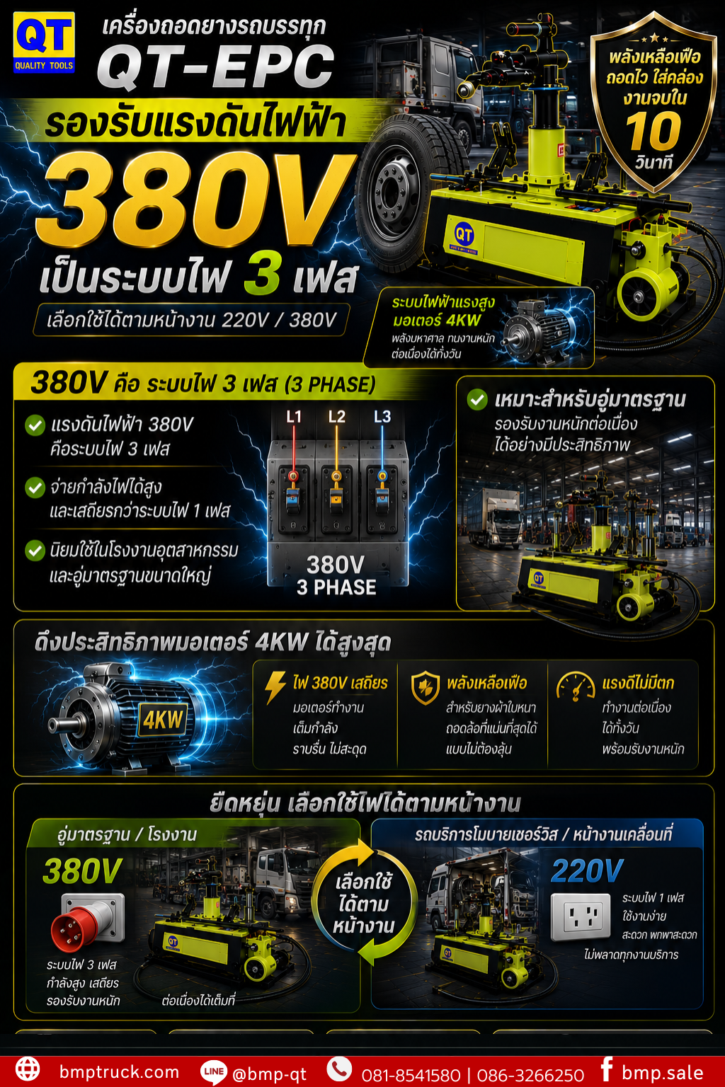 เครื่องถอดยาง QT-EPC35